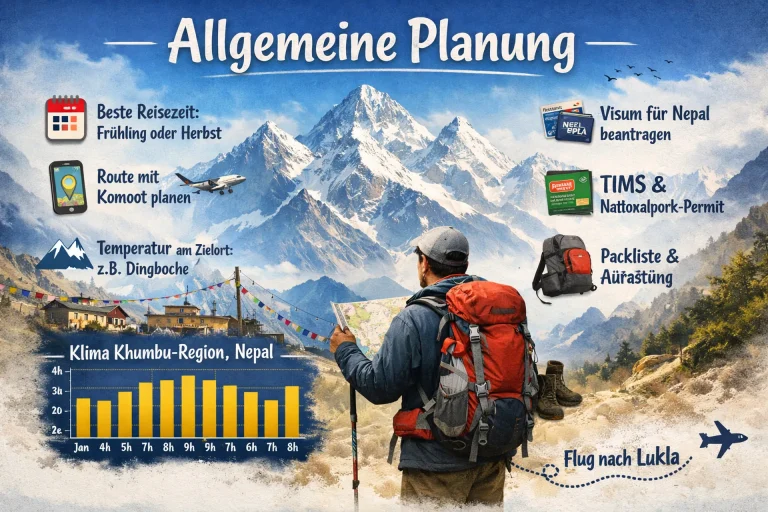 Himalaya Teil 1 – Trekking Planung im Khumbu
